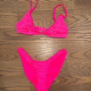 Triangl Swimwear Neon Pink Bikini